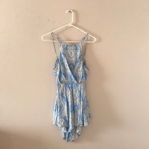 LF Rumor Boutique Paisley Patterned Romper